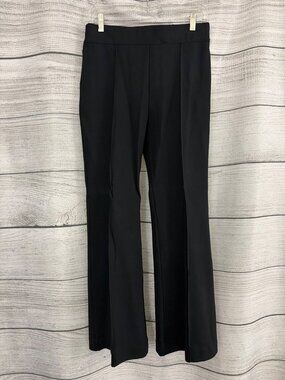 Spanx Black Hi Rise Flare Pants Size MP